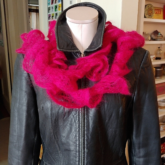 Pink Ruffle Scarf - Picture 3 of 6